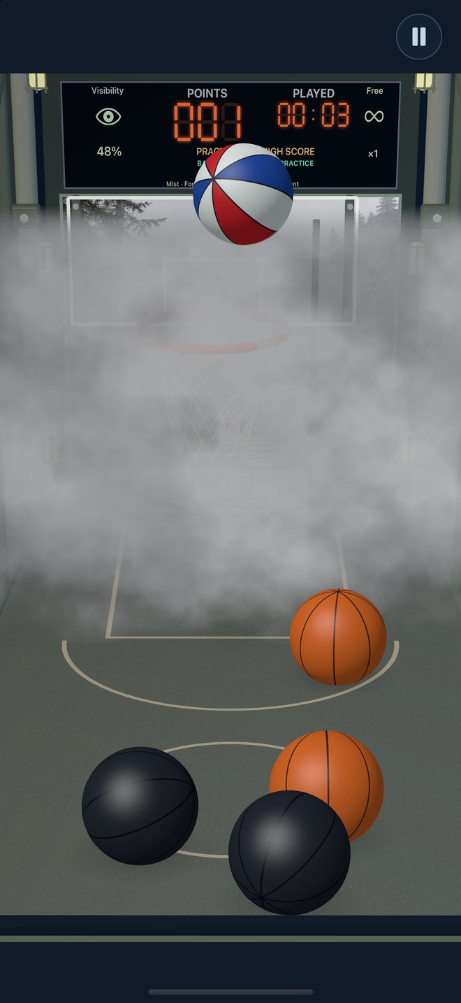 Mist's hoop surrounded by fog